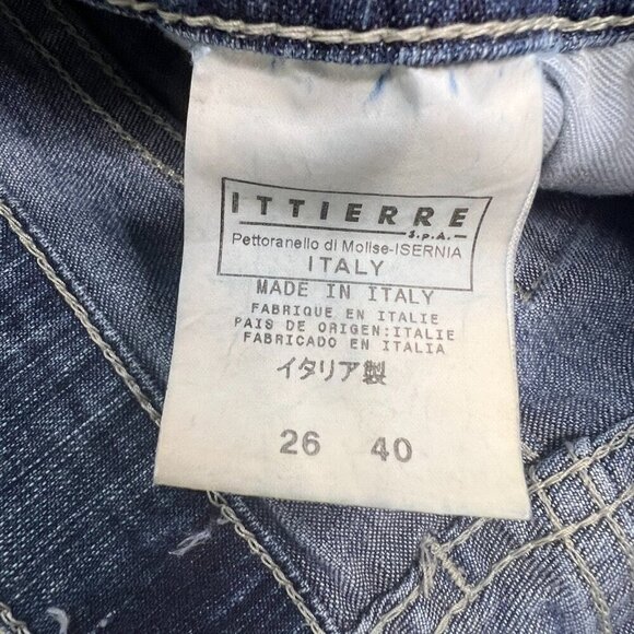 Vintage Versace Signature Jeans Straight Leg Low Rise Medusa Head Logo Womens 26 - Picture 12 of 15